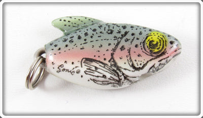 Heddon Natural Rainbow Trout Salesman Sample Ultra Sonic Lure 325 NRT