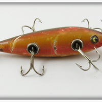 Vintage Heddon Rainbow 150 Five Hook Minnow Lure 151 