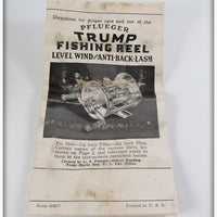 Pflueger 1943 Trump Level Wind Reel In Box