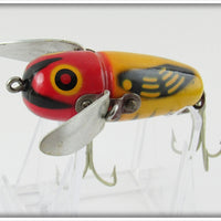 Heddon Yellow Red Head Crazy Crawler