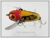 Heddon Yellow Red Head Crazy Crawler