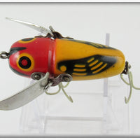 Heddon Yellow Red Head Crazy Crawler