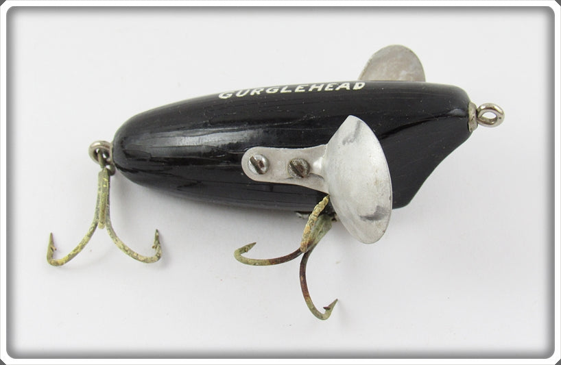 Vintage Trenton Mfg Co Black Gurglehead Lure 308 