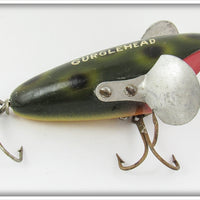 Vintage Trenton Mfg Co Frog Gurglehead Lure 309 