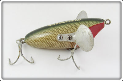 Vintage Trenton Mfg Co Golden Scale Gurglehead Lure 304