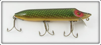 Vintage Heddon Green Scale Vamp Lure 7509D