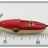 Al Foss Red & White Oriental Wiggler In Blue Tin