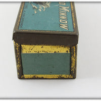 Al Foss Red & White Oriental Wiggler In Blue Tin