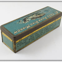 Al Foss Red & White Oriental Wiggler In Blue Tin