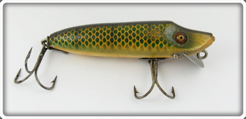 Vintage Heddon Pike Scale Baby Vamp Lure 7409M For Sale