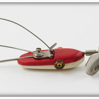 Al Foss Red & White Oriental Wiggler In Box