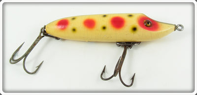 Vintage Heddon Strawberry Spot No Lip Baby Vamp Lure 7400S
