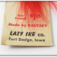Kautzky Lazy Ike Yellow Red Head Bounce Ike On Card