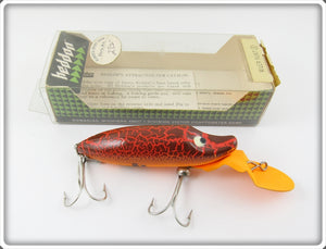 Heddon Crackleback Orange Deep Dive River Runt Lure In Box DD9400 CBO