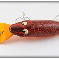 Heddon Crackleback Orange Deep Dive River Runt In Box