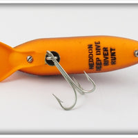Heddon Crackleback Orange Deep Dive River Runt In Box