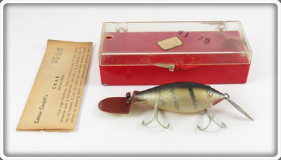 Vintage Cotton Cordell Silver Scale Red Tail Crab In Box 3506 