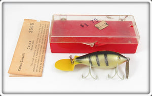 Vintage Cotton Cordell Silver Scale Yellow Tail Crab In Box 3505