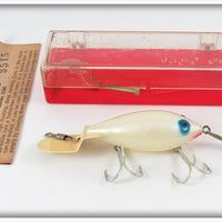 Vintage Cotton Cordell Pearl Blue Eye Crab Lure In Box 3515