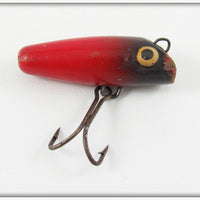 Vintage South Bend Red & Black Fly Oreno Lure 970 R
