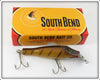 South Bend Pike Scale Midget Pike Oreno Lure In Box 956 P