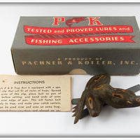Vintage P&K Trap Baits Frog Lure In Box