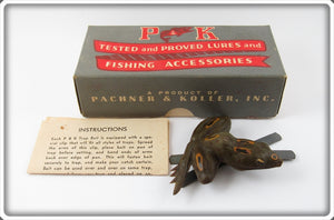Vintage P&K Trap Baits Frog Lure In Box