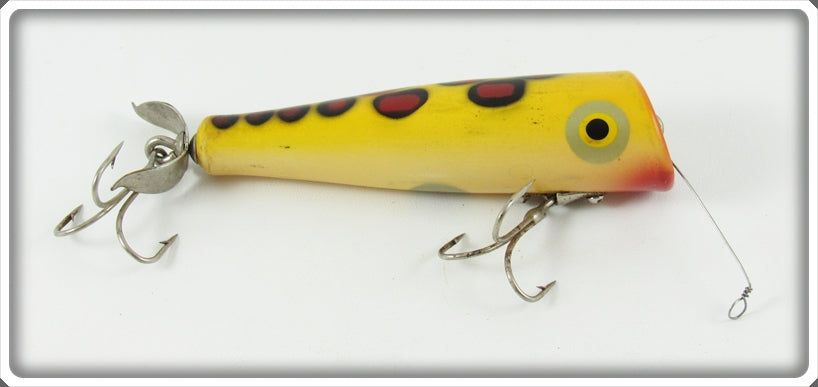 Vintage Porter Yellow With Red & Black Spots Smart Alec Lure 