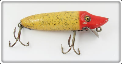 Vintage Heddon Red Head Flitter Baby Vamp Lure 7400 RHF