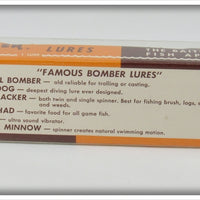 Bomber Yellow Silver Scale Spin Stick In Box