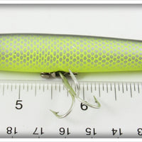 Bomber Yellow Silver Scale Spin Stick In Box