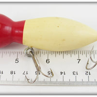 Unknown Red & White Open Mouth Lure