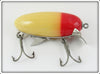 Vintage Clark's White Red Head Dent Eye Water Scout Lure 302