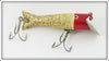 Vintage Pflueger Red Head Silver Sparks TNT Minnow Lure 6936
