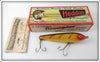 Vintage Heddon Perch Zaragossa Lure In Correct Box 6500L
