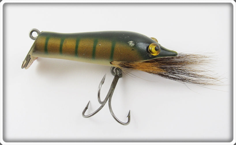 Wright & McGill Gold W/ Green Stripes Bass Nabber Lure