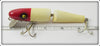 Paw Paw Lucky Lures Red & White Jointed Pikie In Box 2103