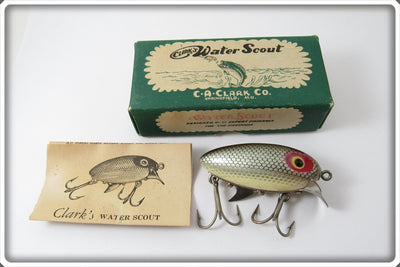 Clark's Steelback Shiner Silver Scale Water Scout In Correct Box 310