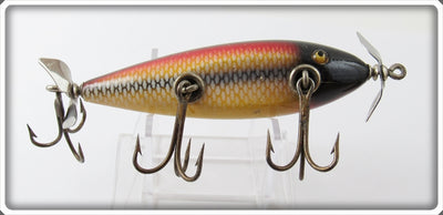 Vintage Creek Chub White Scale Injured Minnow Lure 1525
