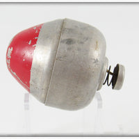 Vintage Aluminum & Red Bobber