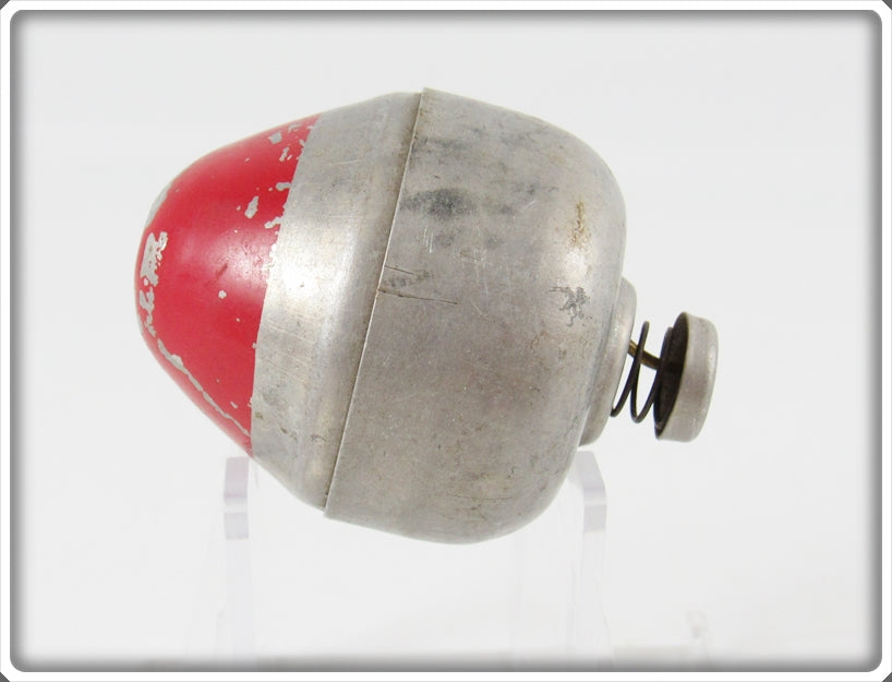 Vintage Aluminum & Red Bobber