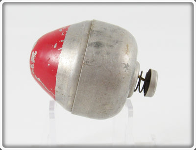 Vintage Aluminum & Red Bobber