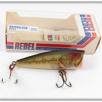 Vintage Rebel Naturalized Bass Pop R Lure In Box P7076