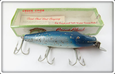 Vintage Creek Chub Blue Flash Striper Pikie Lure In Box 6934