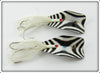 Regar Inventive Works Black & White Zebra Rega-Lure Pair In Box