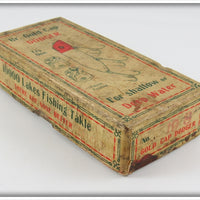 Brainerd Bait Company Br. Gold Cap Dodger In Box
