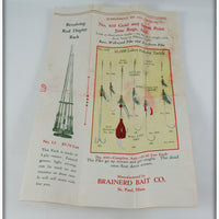 Brainerd Bait Company Br. Gold Cap Dodger In Box