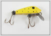 Dyna Tackle Co Yellow Black Dot Lure In Box