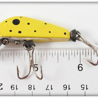 Dyna Tackle Co Yellow Black Dot Lure In Box