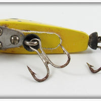 Dyna Tackle Co Yellow Black Dot Lure In Box